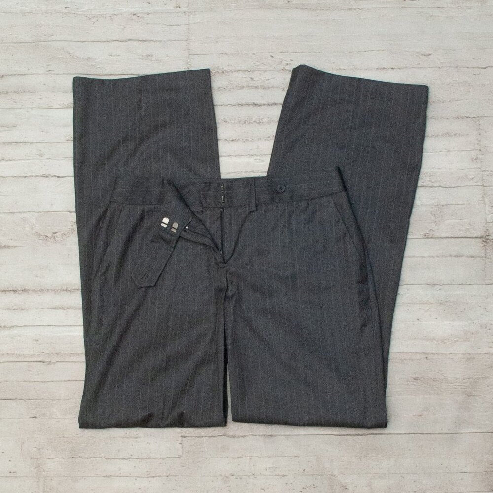 Calvin Klein Pinstripe Suit in Grey and Black size 4 - Picture 8 of 14
